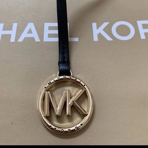 NWOT Michael Kors Golden black bag charm